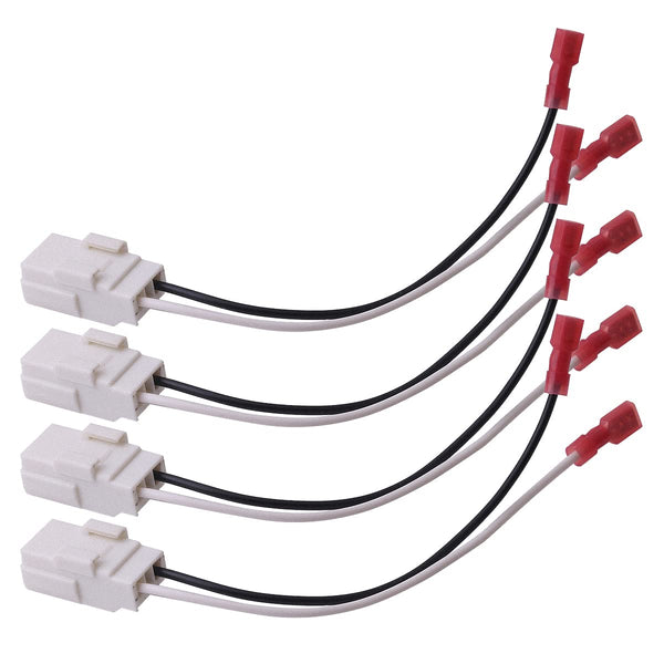4Pcs Speaker Harness 72-6514 Adapter Compatible with Ram 1500 2500 Magnum Door Speaker Wiring Dakota Caravan Cherokee