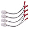4Pcs Speaker Harness 72-6514 Adapter Compatible with Ram 1500 2500 Magnum Door Speaker Wiring Dakota Caravan Cherokee