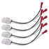 4Pcs Speaker Harness 72-6514 Adapter Compatible with Ram 1500 2500 Magnum Door Speaker Wiring Dakota Caravan Cherokee