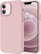 LOVE 3000 iPhone 12/iPhone 12 Pro Case, Premium Silicone with Soft Anti-Scratch Lining - Pink Sand