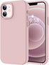 LOVE 3000 iPhone 12/iPhone 12 Pro Case, Premium Silicone with Soft Anti-Scratch Lining - Pink Sand