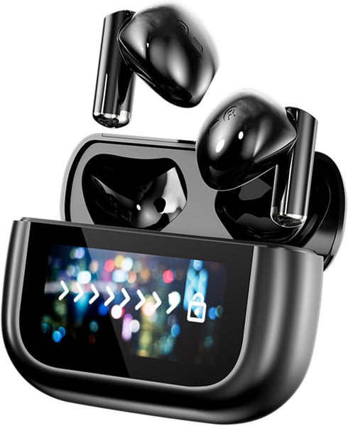 Small Touch Screen Earbuds, Mini TWS Bluetooth Earbuds for iPhone and Android, Wireless Earphones for Small Ears