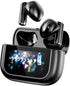 Small Touch Screen Earbuds, Mini TWS Bluetooth Earbuds for iPhone and Android, Wireless Earphones for Small Ears