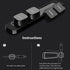 DRM Cable Clips Organizer, Magnetic Cable Management for All Wires, Self-Adhesive for Desk, Wall, Home