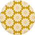 Mustard Yellow Daisy Floral Flower Design PopSockets Swappable PopGrip