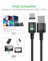 Kuulaa Magnetic USB C Cable (2 Pack 3ft) - 3A Fast Charging Nylon Braided USB Type C Charger for Samsung.