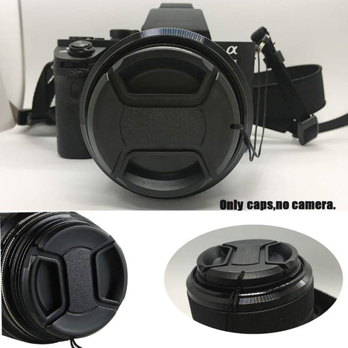 62mm Snap-On Lens Cap for Nikon Nikkor Z 50-250mm/85mm F1.8D/105mm F2.8G 60mm F2.8 Lens for Z50, Sony RX10 CX900E