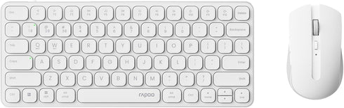Rapoo 9050S Multi-Device Keyboard and Mouse Combo, 2.4GHz/Bluetooth 5.0/4.0 Wireless Keyboard & Mouse