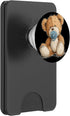Pacifier Teddy Bear Outfit Cute Teddy Baby with Pacifier PopSockets PopWallet for MagSafe