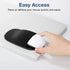 ESR Slim Mouse Holder, Case for Magic Mouse with Reusable Adhesive, Compact Pouch/Carrying Sleeve, Black