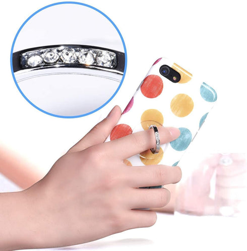 EI Sonador 360 (2 Transparent Phone Ring Holder Grip - Clear Cell Phone Ring Stand Holder Finger Grip Kickstand