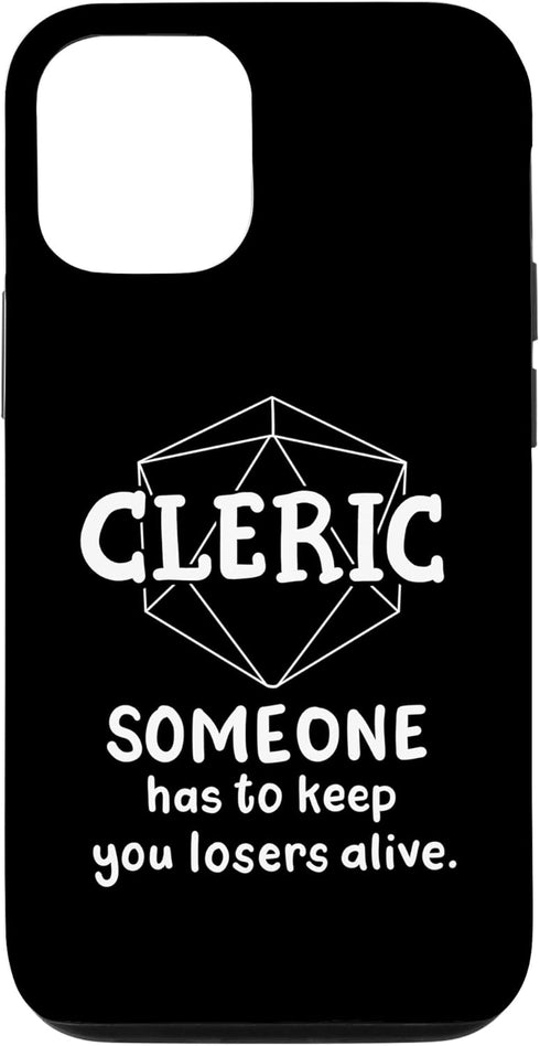 iPhone 13 Cleric Funny Character Joke Case for Roleplaying Games Gamer