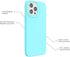 PopSockets iPhone 13 Pro Max Case Compatible with MagSafe, Wireless Charging Compatible - Butterfly Pea Blue