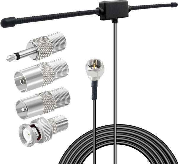 JSZAAHZ Upgrade Indoor FM Radio Antenna for Home Stereo Receiver - 4 Type