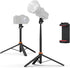 63" 180 1/4" TP-32 VRIG Extendable Photography Light Stand, Tripod Head Portable Tripod with Thread Phone Mount