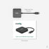 Plugable USB C to HDMI Adapter for Dual Monitors 4K 60Hz, Compatible with Windows, Chromebook, USB4 Laptops
