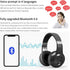 Bluedio V5.0 Bluetooth Headphones Over Ear, Wireless On-Ear Stereo Earphones with Noise Cancelling, Black