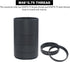 8PCS M48x0.75 Set,M48 3mm 5mm 7mm 10mm 12mm 15mm 20mm 30mm Telescope Extension Tube Extension Tube Kit Length Extending