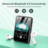 ZAQE 128GB MP3 MP3 5.4, Player - Portable Player with Bluetooth Portable Music Player with FM Radio, Voice Recorder