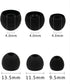 ALXCD Eartips for T10 Earbuds, S/M/L 6 Pairs Replacement Silicone Earbud Tips, Fit for Senso Anker T10 Headphone, Black