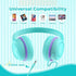 Kids Headphones - Wired Ear Headphones with Safe Volume Limiter 85dB for Children/School