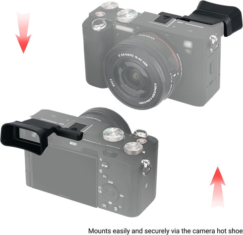 A7C 7C (ILCE7CL/S) A7C A7CR) Soft Silicon Camera Viewfinder Eyecup Eyeshade for Sony Alpha Eyepiece Eye Cup