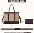 LOVEVOOK Laptop Bag for Women 15.6 inch Canvas Laptop Tote Bag, Large Capacity Work Bag with Clutch Purse, Computer Bag