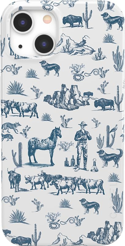 Casely iPhone 13 Case, Compatible with MagSafe, Wild West Adventure Desert Western Design