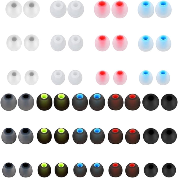 Zijipjy Earbuds Replacement Tips 54Pcs Silicone Earbuds Cap Replacement Pieces Earbud Covers Headphone