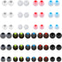 Zijipjy Earbuds Replacement Tips 54Pcs Silicone Earbuds Cap Replacement Pieces Earbud Covers Headphone