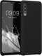 kwmobile Black Case for Samsung Galaxy A50 - Soft Finish TPU Silicone Phone Cover