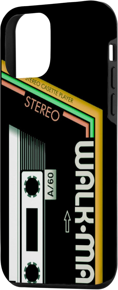 Vintage Walkman Retro 80s 90s Music Cassette Case for iPhone 12 mini