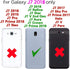 Samsung Galaxy J7 Star J7 Refine J7 2018 J7V V 2nd Gen J737V Phone Case with Tempered Glass Screen Protector