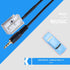 Keple AUX Input Audio Cable Car Adapter, Compatible with BMW 12 Pin Changer, 4.9ft