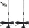 AEDIKO 2pcs Police Scanner Antenna - 20-1300MHz Radio Scanner Antenna for Police Radio