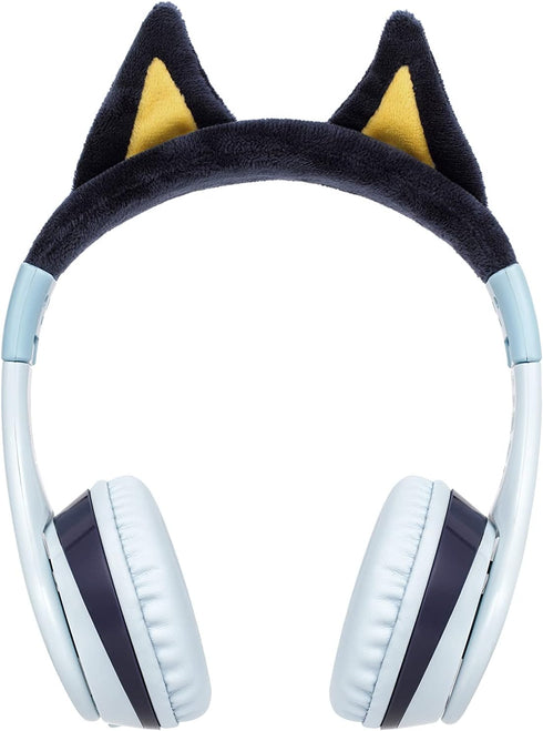 eKids Bluetooth Headphones for Kids, Bluey Wireless Headphones with Microphone, Includes Aux Cord, Volume Reduced,
