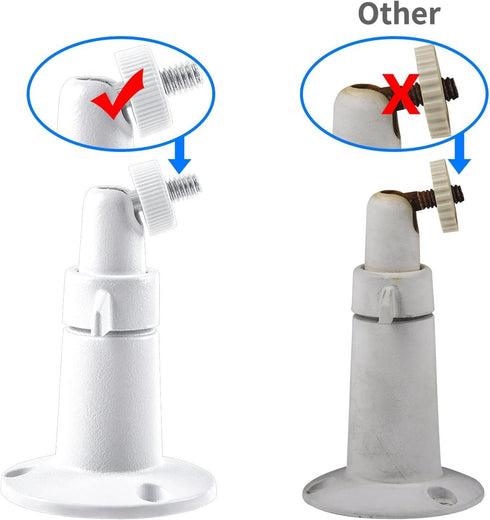 Security Camera Universal Mounting Bracket, Adjustable Indoor/Outdoor Security Wall Metal Bracket, Compatible with Arlo
