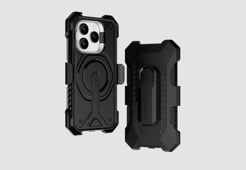 CaseBorne Protective Case for iPhone 15 - Compatible with MagSafe, Slim Yet Rugged with Tempered Glass Screen Protector
