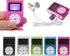 RTYUBV MX-801 MP3 Mini USB Metal Clip Micro SD TF Card Slot LCD Screen Music Player
