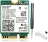 M.2 WiFi 7 Card Key E BE200, Wireless BT5.4 Network Adapter, 2.4G/5G/6GHz, 9.3Gbps for WiFi7/WiFi6E/WiFi6