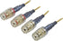 Flex Pin Banana Plugs to 4mm Female Banana Jack Speaker Audio Adapter for Spring Loaded Terminals Amplifier Speaker Sound Systems 4Pack (Flex -Type to 4mm Female)