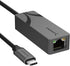 SABRENT USB C to 2.5 Gbps Ethernet Adapter, Aluminum Portable Adapter for MacBook Pro, Air