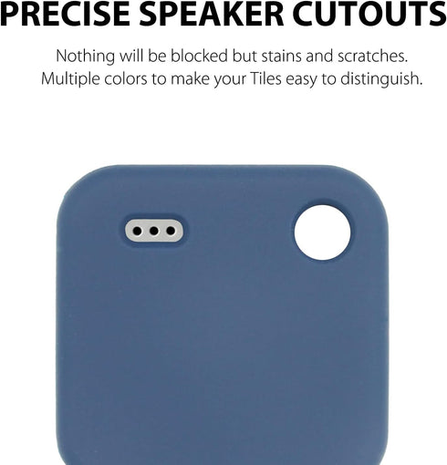 Silicone Case for Tile Mate 2020 & 2018 - 2 Pack Anti-scratch Protective Cover with Keychains and Carabiner