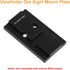 ToopMount T10 Viewfinder Dot Sight Mount Plate, GL-MOS-AC Optics Mounting Adapter Plate, Dot Sight Slide Mount Base