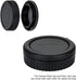2-Pack R3 JJC ER-H Soft Eyecup Eye Cup Eyepiece Viewfinder & RF Mount Body Cap Rear Lens Cover Cap for Canon EOS Camera