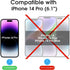 amFilm OneTouch Glass Screen Protector for iPhone 14 Pro 6.1 Inch 2022 with Camera Lens Protector, Easiest Installation, Dynamic Island Compatible, Bubble Free, Tempered Glass, 2+2 Pack