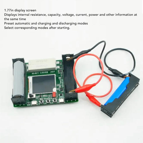 DC5V Battery Internal Resistance Tester with LCD Display for Lithium Battery Capacity