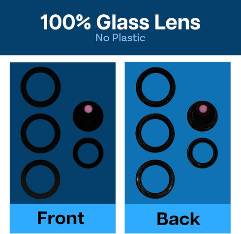 MMOBIEL Back Rear Camera Glass Lens Replacement for Samsung Galaxy S24 Ultra - Pre-Installed Adhesive, Tweezer, Cloth