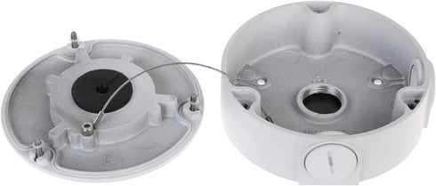 PFA130-E Water-Proof Junction Box for Dahua Bullet and Eyeball Cameras, White, Pack of 1