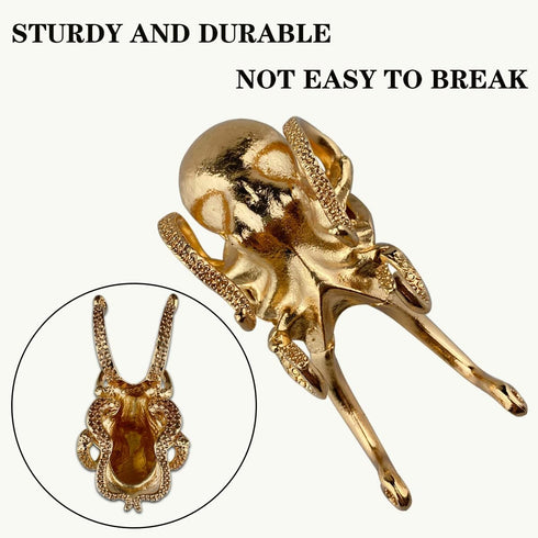 Esamploe Octopus Aluminum Alloy Phone Stand - Multifunctional Holder for Office & Home Decor